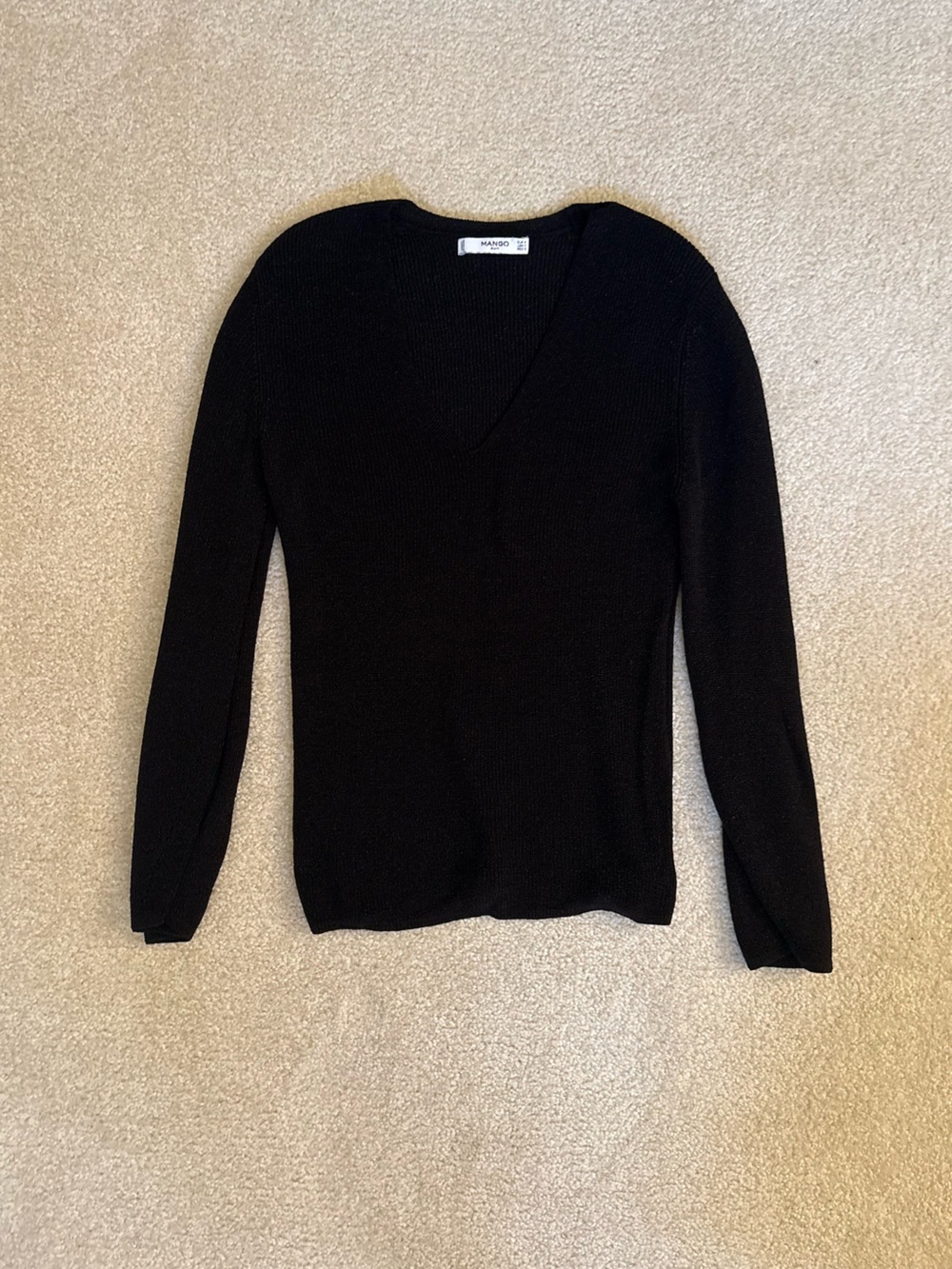 Black V-Neck Women’s Sweater